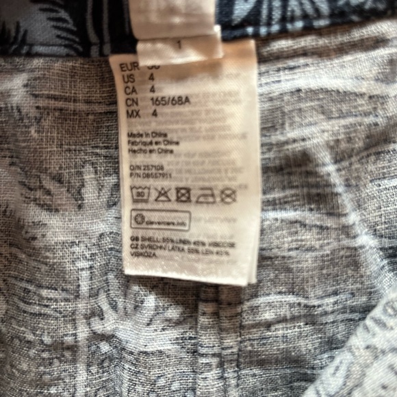 100% Linen Wrap Skirt - Picture 7 of 9